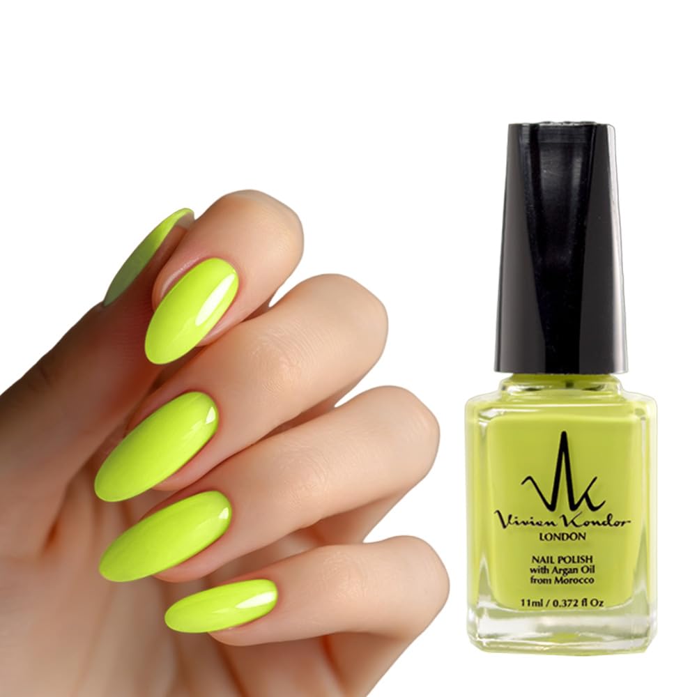 Vivien Kondor Vegan Friendly Argan Care Nail Polish (Lime Green)