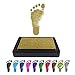 ReignDrop Ink Pad For Baby Footprint, Handprint, Create Impressive Keepsake Stamp, Non-Toxic and Acid-Free Ink, Easy To Wipe and Wash Off Skin, Smudge Proof, Long Lasting Keepsakes (Glitter Gold)