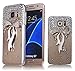 Galaxy S7 Edge Case, Mini-Factory Bling Galaxy S7 Edge Hard Crystal Glitter Diamond Rhinestone Cover - Slim Crystal Bow (NOT for Galaxy S7)