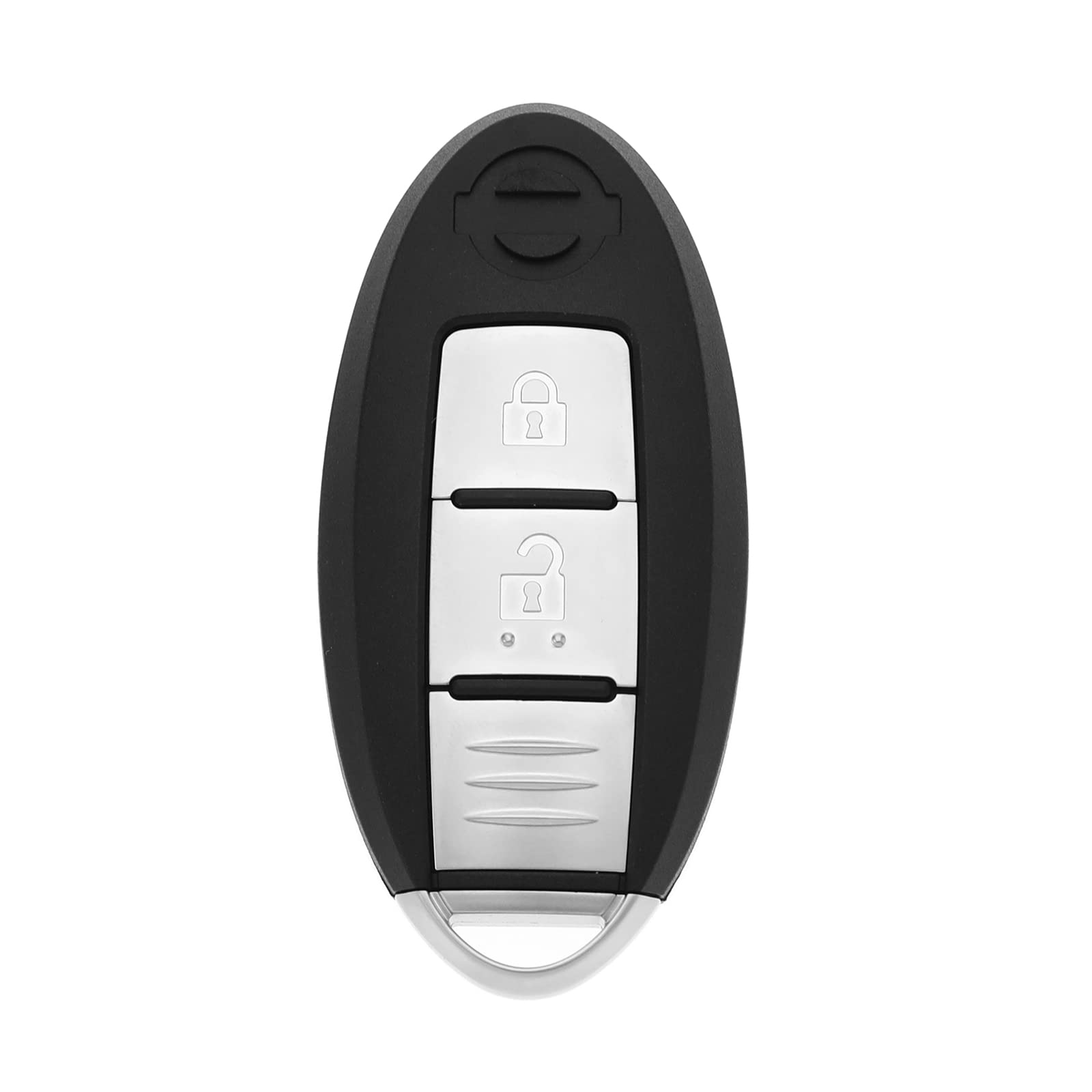 YINETTECH Car 2-Button Remote Key Shell Compatible with Qashqai Leaf Juke Micra Note Replacement Key Fob Case Cover Housing NSN14 Key Blade
