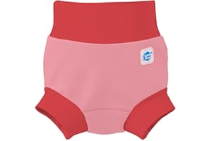 Splash About Happy Nappy Duo Reusable Swim Diaper, Pink, 3-6 Month