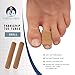 Dr. Frederick's Original Fabrigrip Toe Protectors - 2 Multiple-Use Pieces - Toe Covers to Prevent Blisters, Cushion Bunions, & More - Small