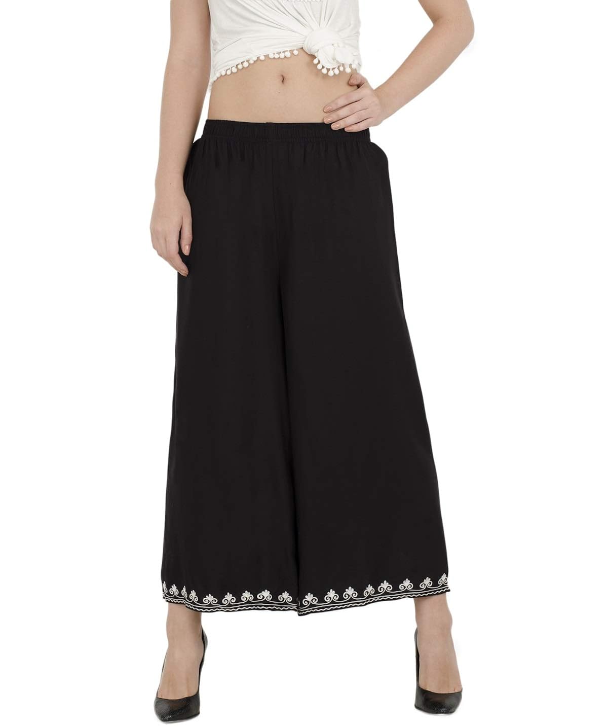 lime women's designer black block print palazzo size_s (03-plazo-black_s_$p)