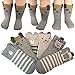 6 Pairs Toddler Non Skid Anti Slip Crew Socks With Grips For 1-3T Baby Boys Ankle Walker Cartoon Footsocks Sneakers Socks