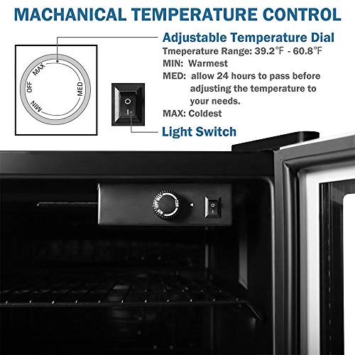 BEVERAGE-AND-WINE-COOLER-44CUFT-Mini-Fridge-Glass-Door-for-Soda-Beer-or-Wine-Glass-Door-Small-Drink-Dispenser-Machine