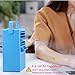Madoats 9.5-inch Super Mini Portable Air Conditioner Fan Small Desktop Fan Quiet Personal Table Fan Mini Evaporative Air Circulator Cooler Humidifier,Upgrade