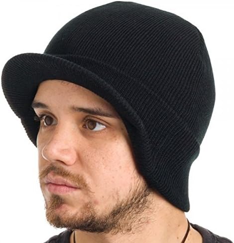 billed knit cap
