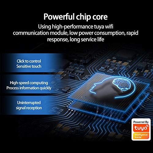 SOLE HOME Interruptor de Cortina Inteligente Conexin Bluetooth Wifi Panel de Interruptor Tctil para Cortina Motorizada Persiana Elctrica Compatible con Alexa Google Home