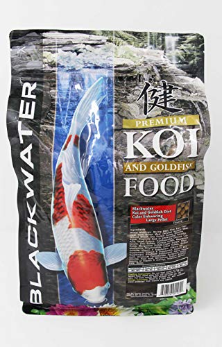Premium Koi and Goldfish Color Enhancing Fish Food Medium 5 lb. by Blackwater Creek