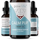 Hemp Oil for Dogs - Full Spectrum Hemp Calming Extract for Stress and Anxiety Support - Omega 3 and 6 Fatty Acids - Hip and Joint Support for Dogs - 1oz 250mg