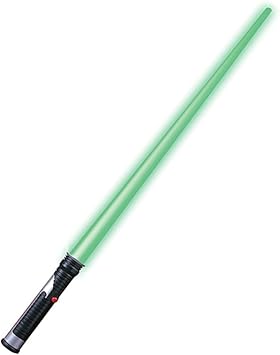 green lightsaber toy
