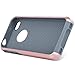 iPhone 4 Case, iPhone 4S Case, 4S Case, BENTOBEN Shockproof Dual Layer Slim Scratch Resistant Rugged Hybrid Hard Case Bumper Protective Case for Apple iPhone 4/4S, Rose Gold/Gray