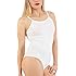 JADEA MAGLIA DONNA MINI MANICA SCOLLO LOLLO IN COTONE ELASTICIZZATO - Disponibile nei colori Bianco, Nero, Grigio e Blu