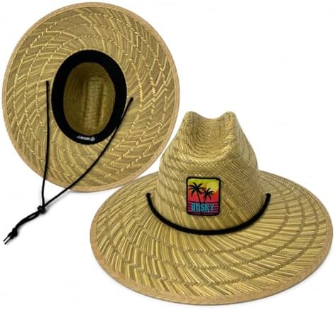 Outdoor Cap LD-902EX Beach Bum 2 Straw Hat with Green Visor at