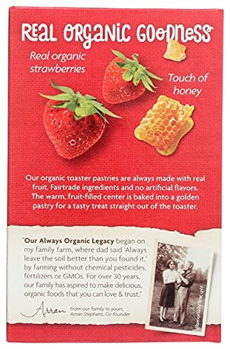 NATURE’S PATH TOASTER PASTRIES, STRAWBERRY UN-FROSTED, 6 CT