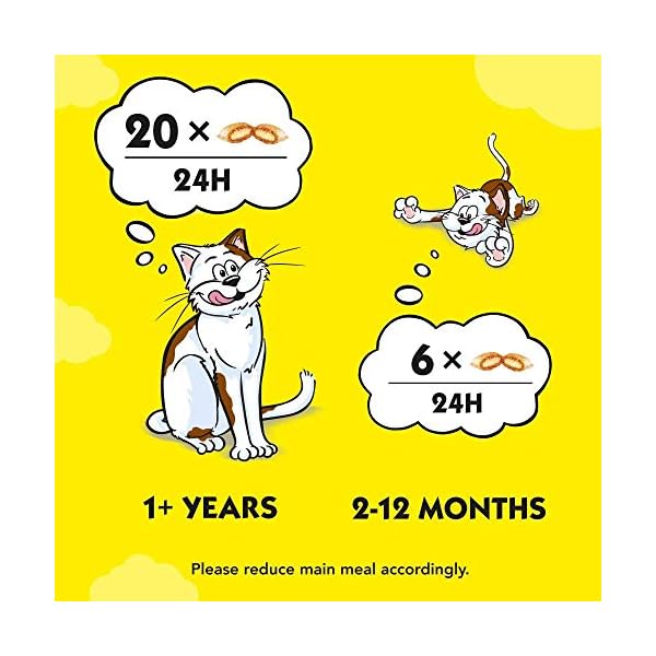 Dreamies-Cat-Treats-Tasty-Snacks-with-Delicious-Chicken-2-Tubs-of-350-g Dreamies Cat Treats Chicken 350g (pack of 2)