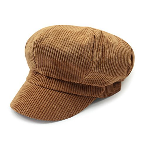 Women\'s Retro Paperboy Gatsby Cap Painter Hats Corduroy Newsboy Cap for Women - Soft Vintage Autumn Winter  main image 2