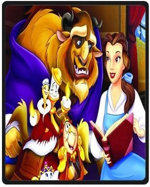 Scottshop Custom Fleece Blankets 40" x 50" Inch, Design Beauty and the Beast Blanket Fashion Warm Cozy Soft Sofa Bed Blanket Throws Blanket