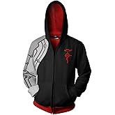 MIAOCOS Adult Cosplay Hooded Sweatshirt Zipper-up Casual Coat for Comic Con Halloween Party Outfit