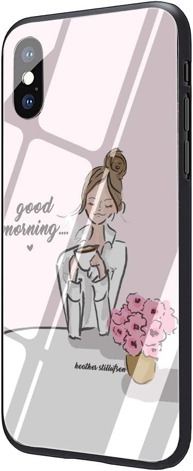 Queen Princess Girl Female boss Coffee Tempered Glass Phone Case Cover for iPhone 11 Pro Max Xs XR X 8 7 6 6S Plus (G5,for iPhone 11 Pro Max)