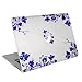 Mosiso Plastic Hard Case Cover for MacBook Air 13 Inch, Blue Flower