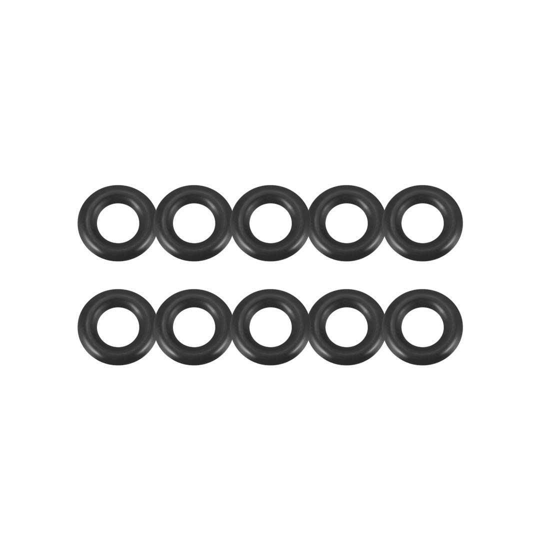 sourcing map Nitrile Rubber O-Rings 9mm OD 5mm ID 2mm Width, Metric Sealing Gasket for Automotive Machine Plumbing, Pack of 10