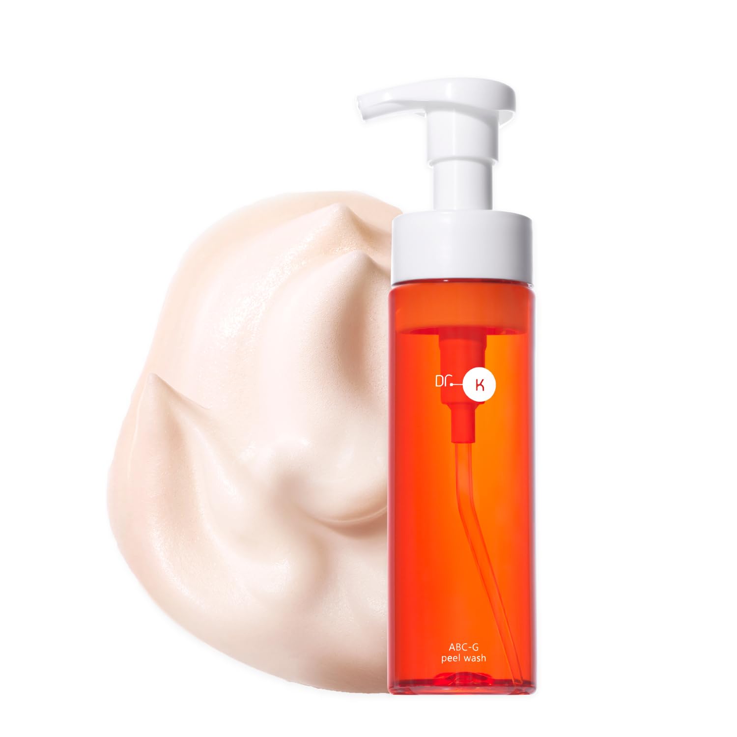 ドクターケイ (Dr.K) ABC-Gピールウォッシュ (200mL / 洗顔フォーム/泡洗顔) 角栓 角質ケア 毛穴 ピーリング 洗顔料 (レチノール/ナイアシンアミド/ビタミンC/グルタチオン 配合)商品画像