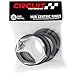 Circuit Performance 73.1mm OD to 65.1mm ID Black Plastic Polycarbonate Hub Centric Rings