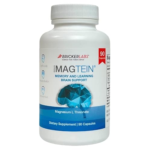 Bricker Labs MAGTEIN Magnesium L Threonate, Magnesium Supplement for
