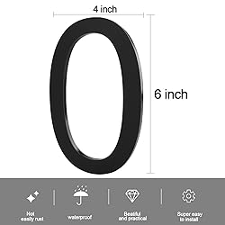 6"Self-adhesive House Numbers, House Numbers for