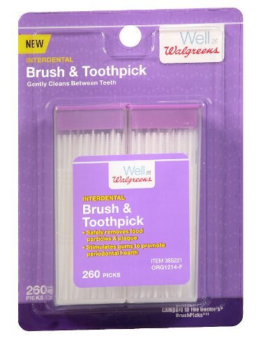 Walgreens Interdental Brush & Toothpick 260.0 ea (pack of 1)