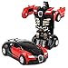 Toy Car, Car Toys for Kids Vehicles Toy Cars 1-Step Deformation Car(Red)