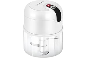 EASYSPEED Electric Garlic Chopper 1Cup, Mini USB Charging Wireless Food Processor with 304 Stainless Steel Blades, Portable K