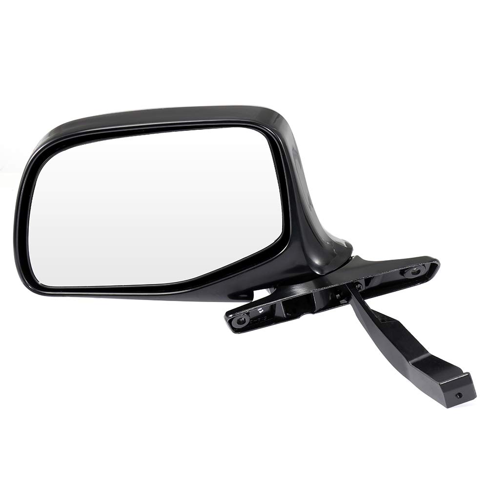 ECCPP Driver Side Mirrors, Left Side Rear View Mirrors Manual Folding Black Door