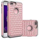 iPhone 7 Plus [5.5''] Case - Anwish Twinkle Series Ultra Slim Hard PC with Soft Rubber Heavy Duty Dual Layer Hybrid 2 in 1 Armor Bling Diamond Defender Case Cover for iPhone 7 Plus