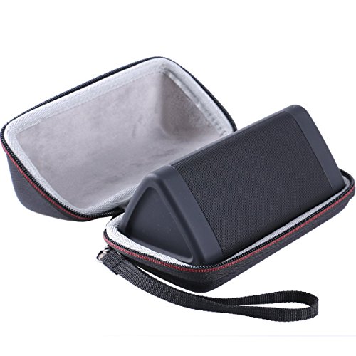 LTGEM Case for Cambridge SoundWorks OontZ Angle 3 Next Generation Ultra Portable Wireless Bluetooth Speaker with Mesh Pocket-Black