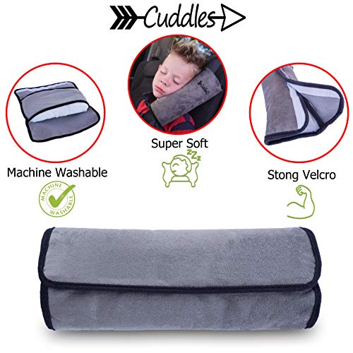 Seat Belt Pillow for Kids by Cuddles Child Seatbelt Shoulder Pad
