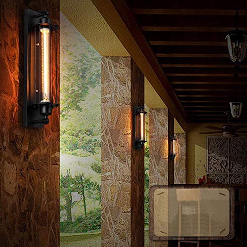 FLTRADE 8W LED wandlamp indoor draadkooi Edison vintage retro metalen cafés antieke wandlamp buiskooi loft verlichting… - Afbeelding 4