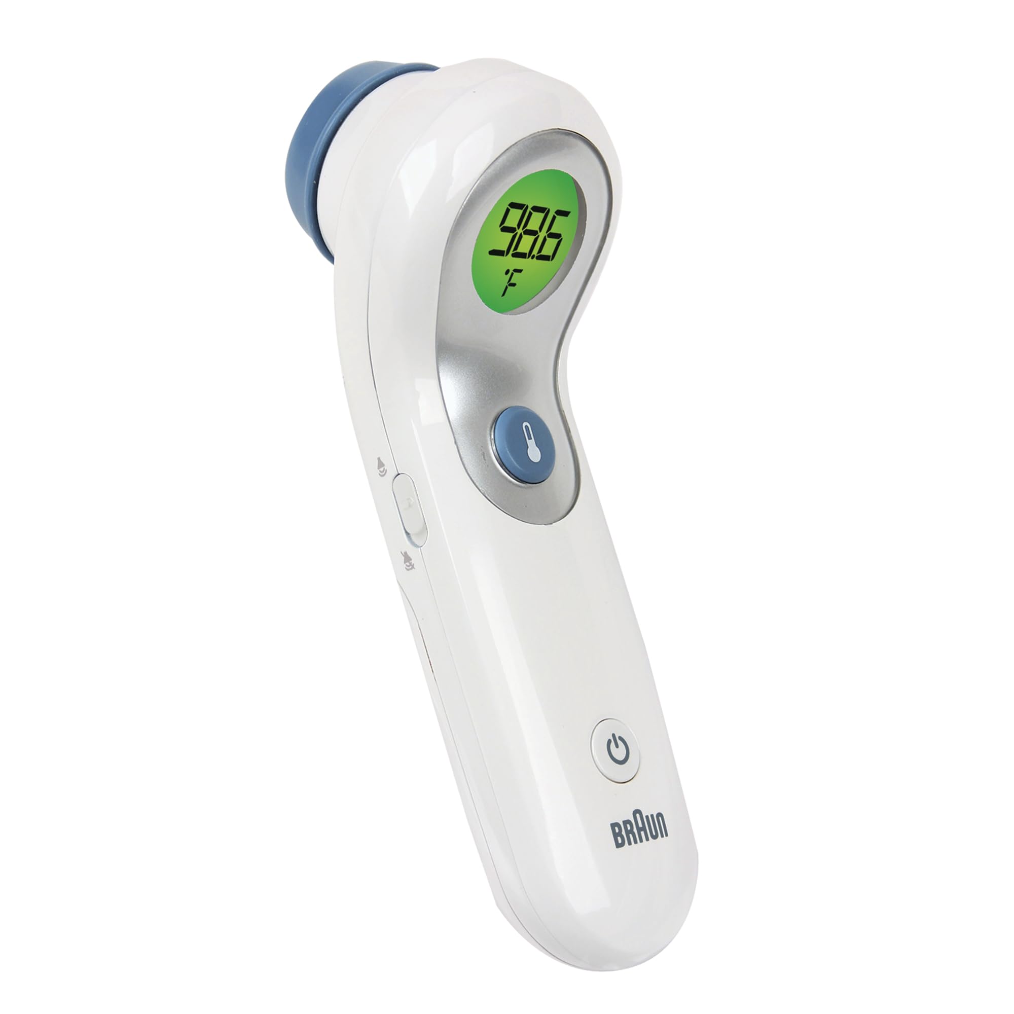 Photo 1 of Braun No Touch and Forehead Thermometer - Touchless Thermometer for Adults, Babies, Toddlers and Kids, Color-Coded Fever Guidance, Fast, Reliable, and Accurate Results