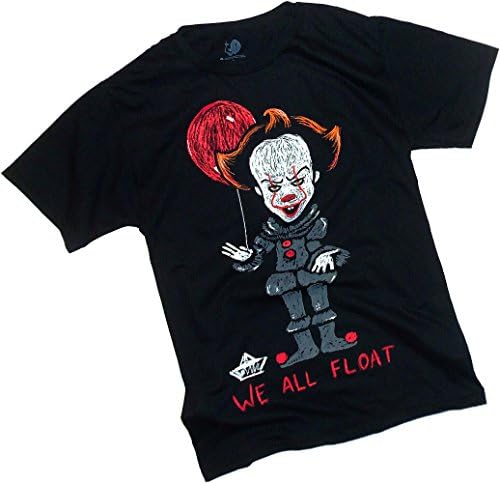 Stephen King's IT Movie -- We All Float - Pennywise -- Adult T-Shirt, Large
