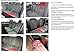 Skysep Crown Car Seat Covers, Fully Surrounded Unisex Seat,Winter Leather Seats Car,PU Leather and 3D Breathable Fabric (Black-White)