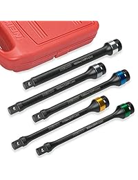 Neiko 02450A 1 Juego de límites de barra de extensión de límite de propulsión de 2 pulgadas, juego de acero Cr-Mo 5 unidades 65 A 140 ft-lbs (90 a 190 Nm)