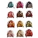 2500 Silk Brocade Pouch Jewelry Travel Drawstring Coin Purse Bag H4