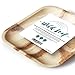 Wild Leaf Tableware 10 Inch Palm Leaf Plates - 25 Pack - Sturdy and Eco-Friendly Bamboo Plates Disposable, Disposable Plastic and Paper Plates for Party