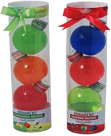 2 Coastal Cocktails Ornament Mixers Drink Mixes (One set of 3, flavors will vary)
