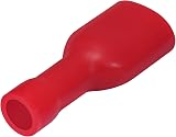 Heschen Red 6.3x0.8mm Vinyl Female Quick Disconnect Terminals 22-16 AWG 100 Pack view 6