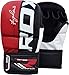 RDX MMA Sparring Gloves Martial Arts, Muay Thai, Kickboxing, Ventilated Open Palm for Grappling, Karate Mitts for Adults