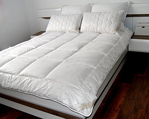 CLASSIC Merino Wool Duvet , Single size 140 x 200 cm Duvet 59" x 79" 500gsm + PILLOW 45/75cm 18" x 30" (1000gsm)