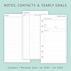 newestor 2025-2026 Weekly & Monthly Planner