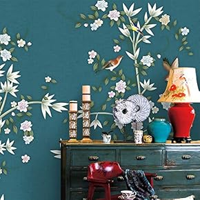 Wall Murals for Bedroom Chinese Style Removable Wallpaper Peel and Stick Wall Stickers - 66x96 inches
